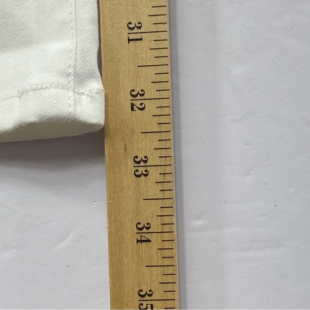 LAUREN RALPH LAUREN LRL Modern Straight Curvy Jeans Women’s Size 8 White - Picture 12 of 15